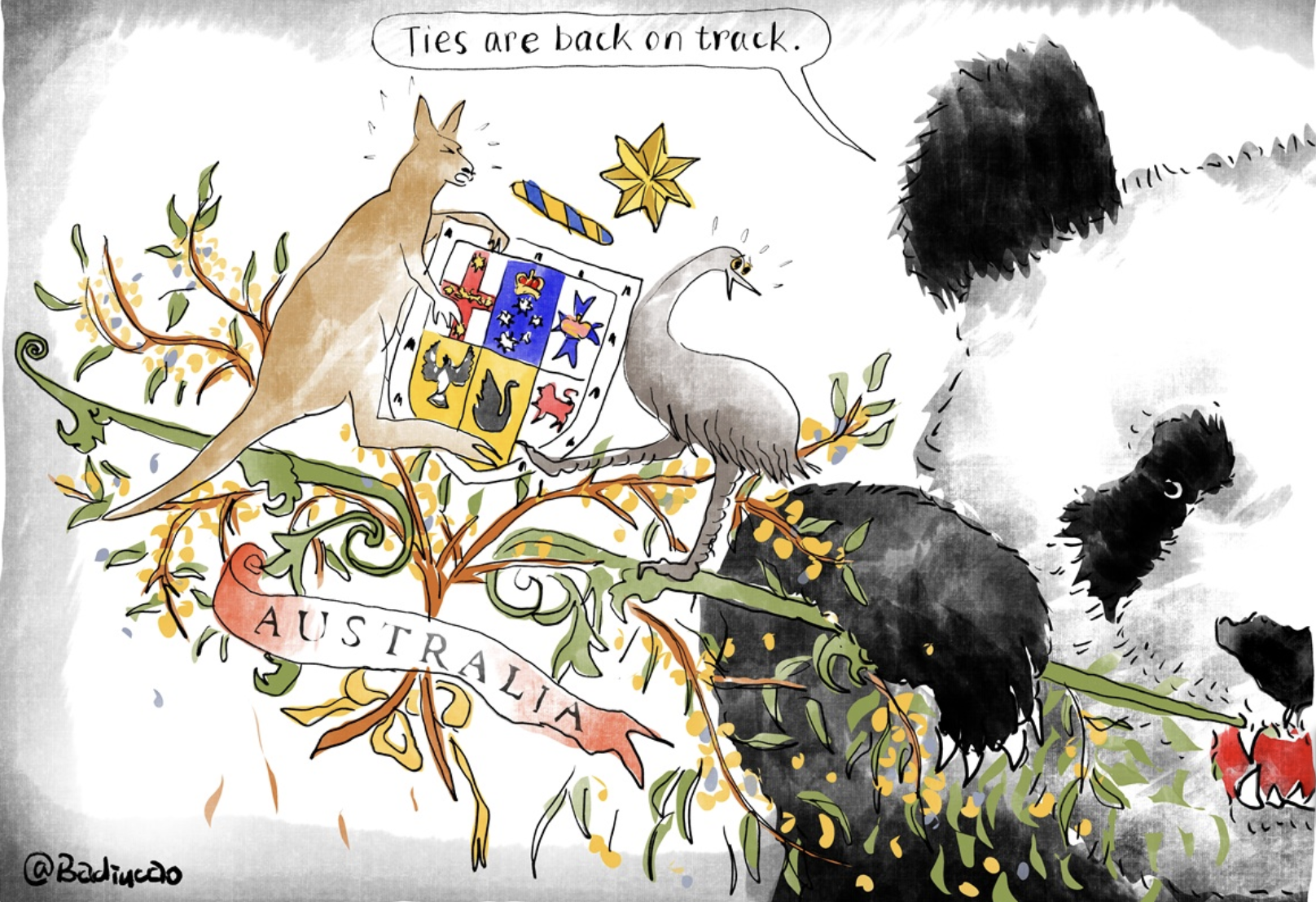 Political cartoons at the Australian Museum of Democracy